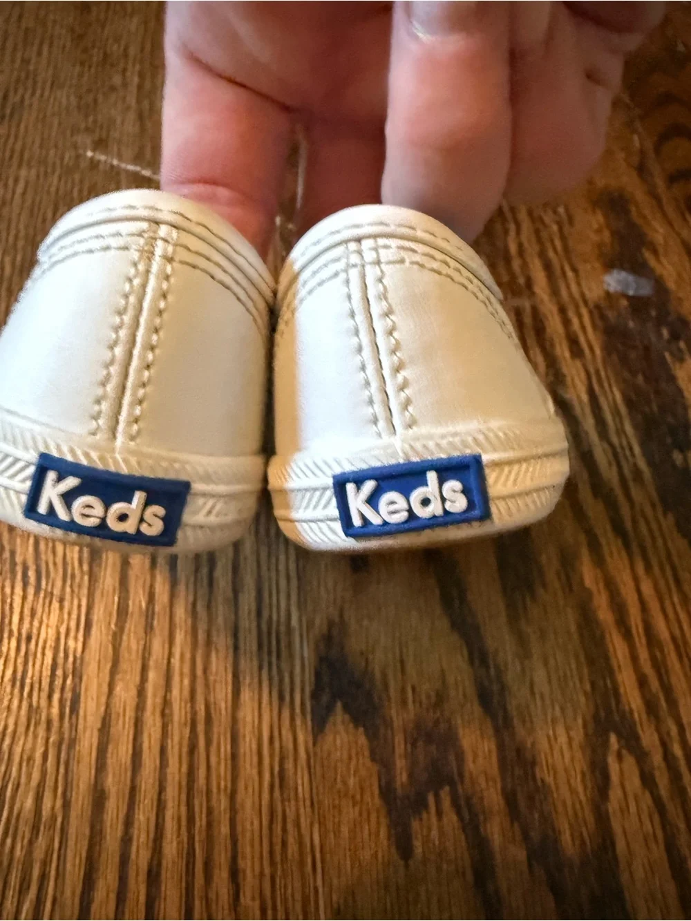 Keds White Slip-On Toddler Canvas Shoes